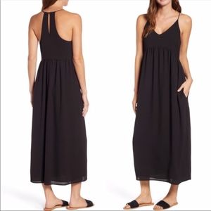Gibson Black Palm Springs Festival Maxi Dress S